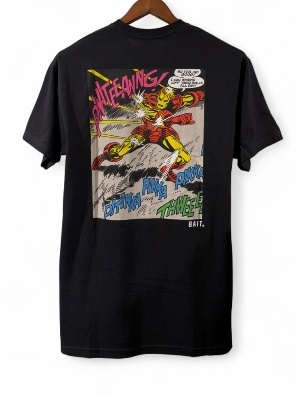 BAIT x Marvel Iron Man Comic Graphic T-shirt Size Men’s Medium (NEW)